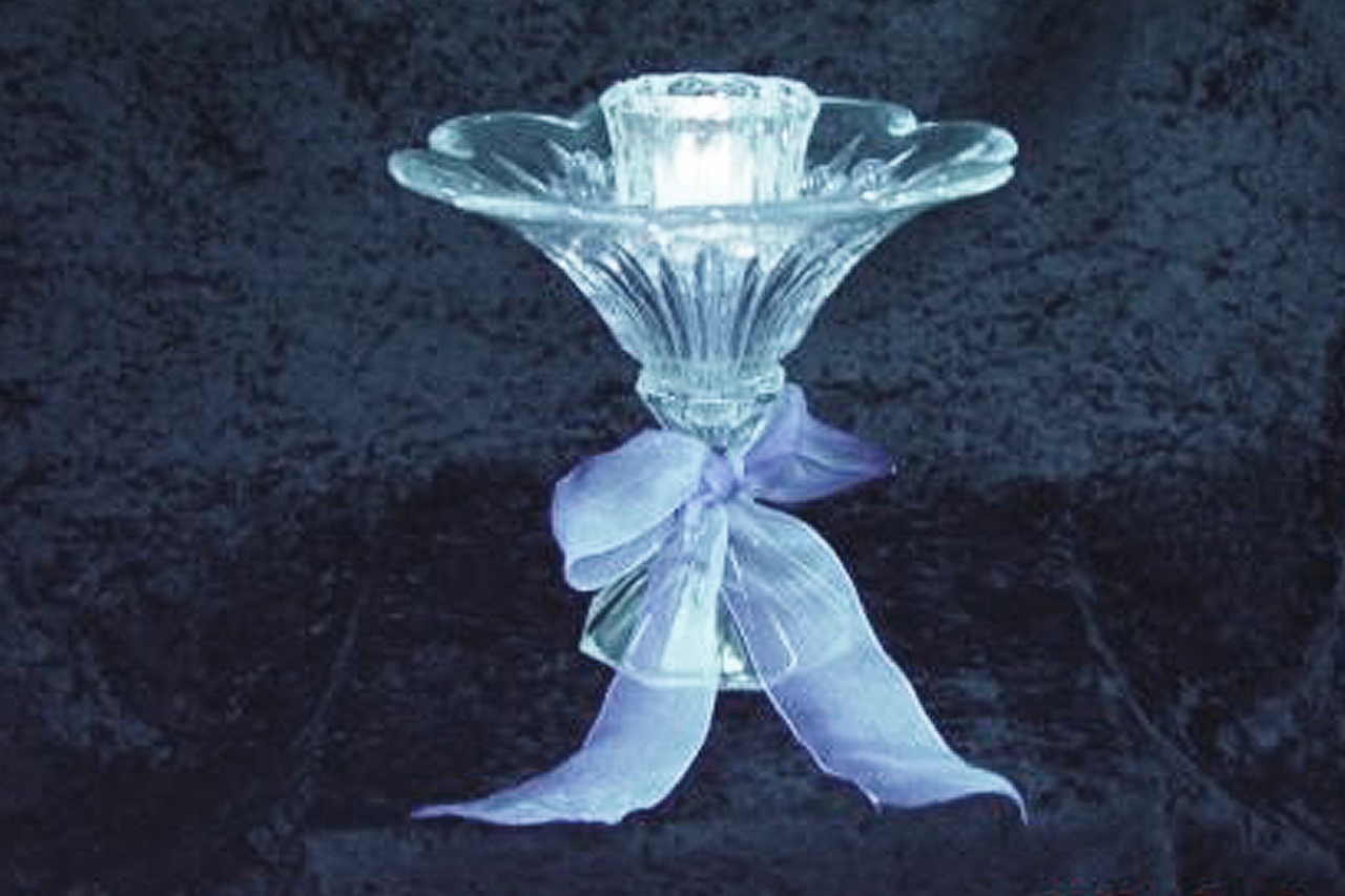 Crystal Cut Pedestal Bowl