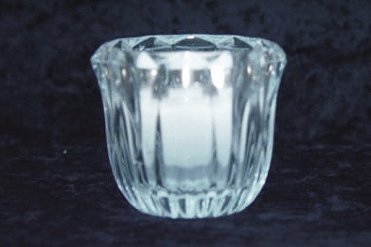 Crystal Cut Votive Holder